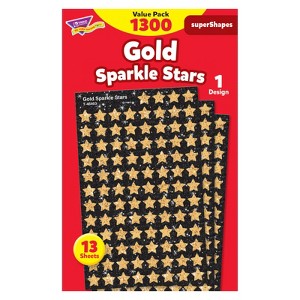 Trend Gold Sparkle Stars superShapes Value Pack, 1300 ct (Pack of 2) - 1 of 1