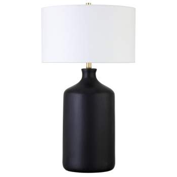Hampton & Thyme 29" Tall Ceramic Table Lamp with Fabric Shade 