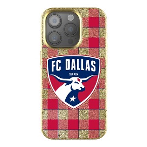Keyscaper MLS Western Conference Teams Plaid Gold Bling Cell Phone Case for Apple iPhone - 1 of 4