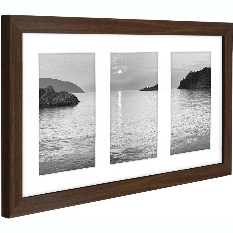 Americanflat Collage Picture Frame with tempered shatter-resistant glass - Available in a variety of Sizes and Colors, 5 of 6