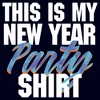 Men's Lost Gods This Is My New Year Party Shirt T-Shirt - 2 of 4