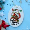 Santa's Favorite Football Coach Ornament, Festive Sports Gift and Decor for the Holiday Season| OrnamentallyYou - 4 of 4