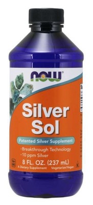 Silver Sol Liquid by Now Foods  -  8 oz Liquid