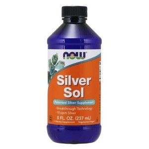 Silver Sol Liquid by Now Foods  -  8 oz Liquid - 1 of 2
