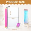 Unique Bargains Acrylic Wall Tabletop Display Floating Single Image Frame Stand - 2 of 4