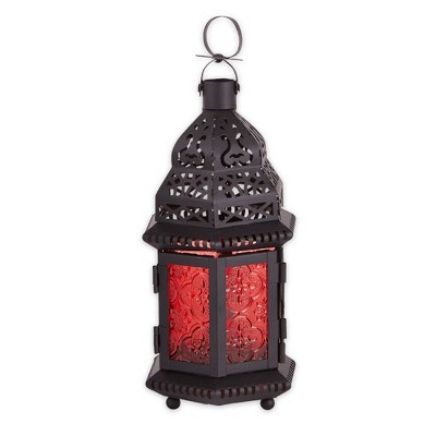 Iron/Glass Moroccan Style Outdoor Lantern - Zingz & Thingz : Target