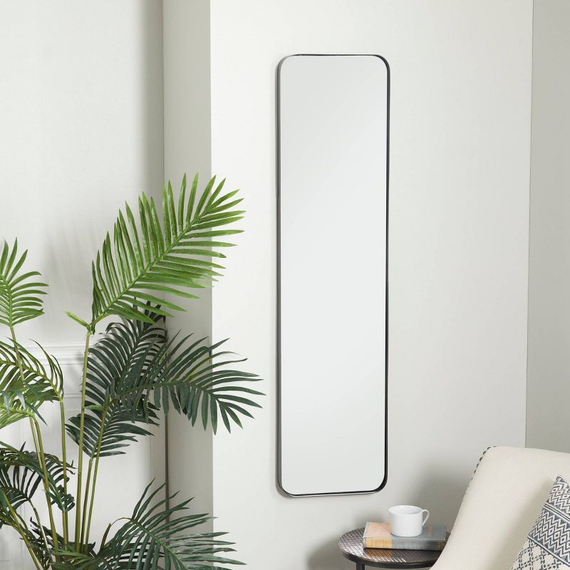 Metal Rectangle Wall Mirror with Thin Frame – Olivia & May, 2 of 15
