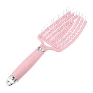 Unique Bargains Hollow Hair Brush for Curly Straight Thin Dry Wet Hair 1 Pc - 1 of 4