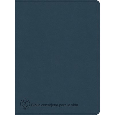Rvr 1960 Biblia de Estudio Consejería Para La Vida, Azul Pizarra, Símil Piel - by  B&h Español Editorial (Leather Bound)