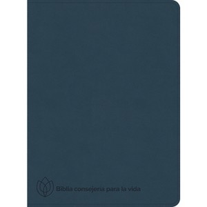 Rvr 1960 Biblia de Estudio Consejería Para La Vida, Azul Pizarra, Símil Piel - by  B&h Español Editorial (Leather Bound) - 1 of 1