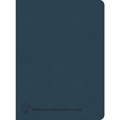 Rvr 1960 Biblia de Estudio Consejería Para La Vida, Azul Pizarra, Símil Piel - by  B&h Español Editorial (Leather Bound) - image 1 of 1