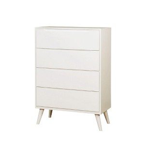 Royal Hampton Modern Style Wooden Chest, White - 1 of 1