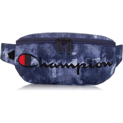 champion fanny pack navy blue