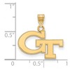 Black Bow Jewelry 14k Yellow Gold Georgia Tech Yellow Jackets NCAA Small Pendant - 2 of 3