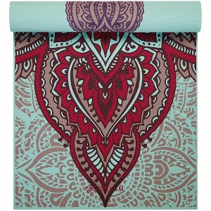 Extra Thick 6mm Yoga Mat, Reversible Non-Slip Print Exercise Mat for All Yoga Types, Pilate - 1 of 4