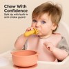 4-Pack Prep Baby Spoons & Forks Set, Self Feeding Baby Utensils 6-18 Months, Silicone BLW Baby Feeding Set, BPA-Free - 4 of 4