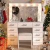 White Vanity Desk Set - 2 of 4