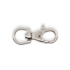 Dritz 12ct Swivel Hooks Nickel: Metal Sewing Fasteners, Silver Hook and Loop Tape, 4.8" Length, 12 Pieces - 4 of 4