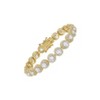 Ivy Sharpe 14K Gold Over Brass Simulated Gemstone Bracelet - 3 of 3