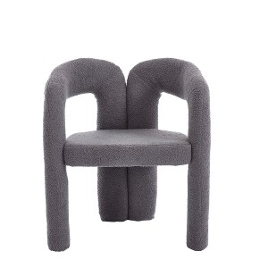 Anybear 2Pcs Upholstered Accent/Dining Chair /Barrel Side Chairs - 1 of 4
