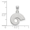 Black Bow Jewelry 14k White Gold Colorado State Rams NCAA Small Pendant - 2 of 3