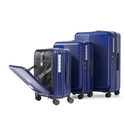 YONWAY 3 Piece Luggage Set, Expandable Hardside Carry-On Luggage, with front opening, with TSA lock & Spinner Wheels, for Travel
