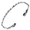Pompeii3 Men's Link 14k Gold (12gram) or Platinum (19gram) 4mm Bracelet 8.25" - 2 of 4
