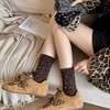 Anna-Kaci Women's 3-Pack Leopard Print Ankle Socks with Soft Knit Fabric and Allover Animal Pattern - 4 of 4