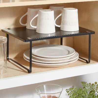 Metal Stacking Shelf with Powder Coated Finish Black - Brightroom&#8482;_1