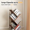 8 Tier Tree Bookshelf, Free Standing Tree Bookcase with Drawer, Utility Book Organizer Shelves for Home Office, Living Room, Bedroom, Floor Standing - 2 of 4
