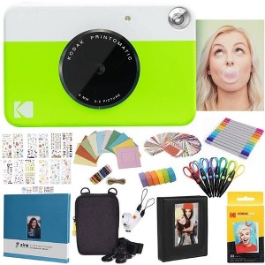 Kodak Printomatic Instant Print Camera (All-in-Bundle) with Zink Paper, Photo Album & More! - 1 of 4