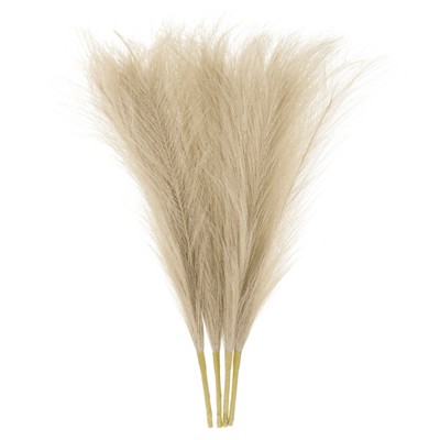 Unique Bargains Home Artificial Decoration Dried Plants 4 Pcs