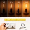 Runesay Dimmable E26 40 Watt Tubular Light Bulbs, 4W T10 LED Light Bulbs, 2200K Soft White Type T Tulb Flicker-Free, 4.96 in., 350 Lumens, 2 Pack - 4 of 4