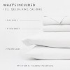 100% 4PC Cotton Sheet Set, Brushed & Pre-Washed Bedding for Softness & Comfort – Becky Cameron - 3 of 4