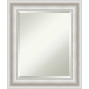 Parlor Framed Bathroom Vanity Wall Mirror White - Amanti Art - 1 of 4
