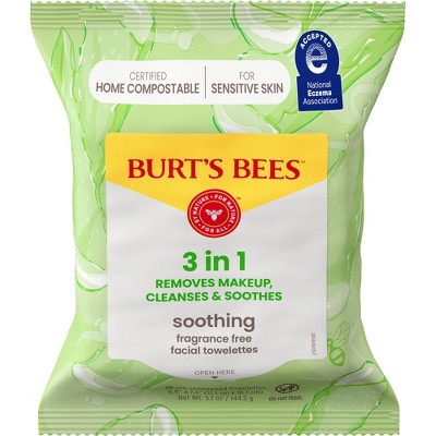 Burt's Bees Facial Cleansing Towelettes Sensitive - Unscented - 30ct
