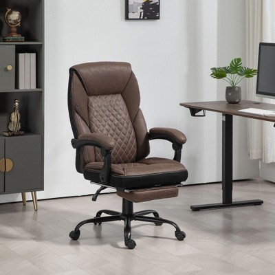NicBex Adjustable Office Chair Modern Rotatable Ergonomic Executive Office Chair with Retractable Footrest and High Back for Office, Study