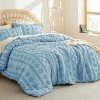 2-3 Pcs Tufted Boho Comforter Set Bed Set GentleSoft Farmhouse Shabby Chic Embroidery Bedding - 3 of 4