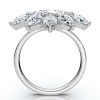 Pompeii3 Certified 5Ct Hexagon Diamond High Jewelry Ring 14k Gold or Platinum Lab Created - 2 of 4