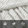 Kenneth Cole Basketweave Grey 50" X 70" Throw Blanket - 3 of 4