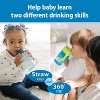 Dr. Brown's Milestones Straw to 360° Cup Set, with Interchangeable Silicone Straw - 2pk - 3 of 4