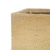 AZL1 Life Concept Planters Handmade Rectangle Planter Box with Drainage Hole Travertine Finish, Beige, 31.25"*15.75"*14.5" - 4 of 4