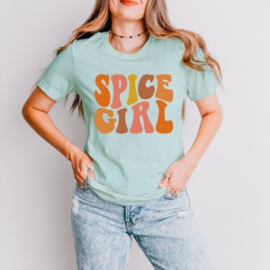 Simply Sage Market Spice Girl Wavy Short Sleeve Tee - 1 of 4