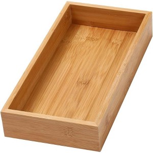 YBM HOME Bamboo Drawer Organizer Storage Box for Kitchen Drawer, Junk Drawer, Office, Bedroom, Children Room, Craft, Sewing, and Bathroom, Pack of 12 - 1 of 4