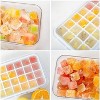 LunaLulinlk PET+Silicone Blue 64pcs Flexible Ice Tray - 4 of 4