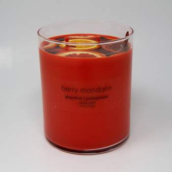 Glass Jar 2-Wick Berry Mandarin Candle - Room Essentials™