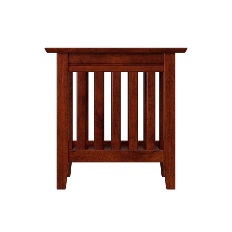 Mission Chair Side Table Walnut - AFI, 4 of 7