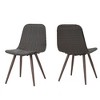 VASIP Set of 2 Outdoor Rattan Dining Chair, Armchair with Heat Transfer and Powder Coated Legs, Set of 2  for Outdoor Dining, Garden, Porch - 4 of 4
