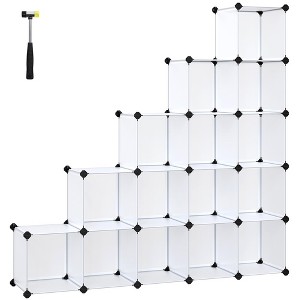 SONGMICS DIY Cube Storage Organizer Shelf Cabinet Bookshelf Bookcase - 1 of 4