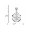 Black Bow Jewelry 14k White Gold Toronto Maple Leafs NHL Medium Pendant - 2 of 3